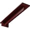 Ekena Millwork Heaton Hidden Support Steel Bracket w/ 12" Support Depth, Hammered Bright Red 3"W x 16"D x 2"H BKTM03X16X02HEHRE - alternate 1